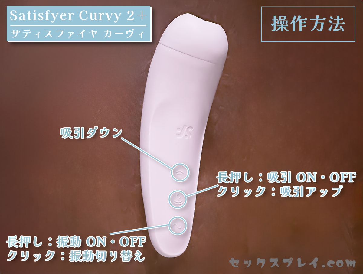 サティスファイヤ Curvy ２＋（カーヴィ）の操作方法・使い方